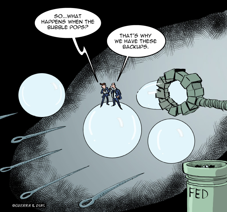 The Fed blowing bubbles